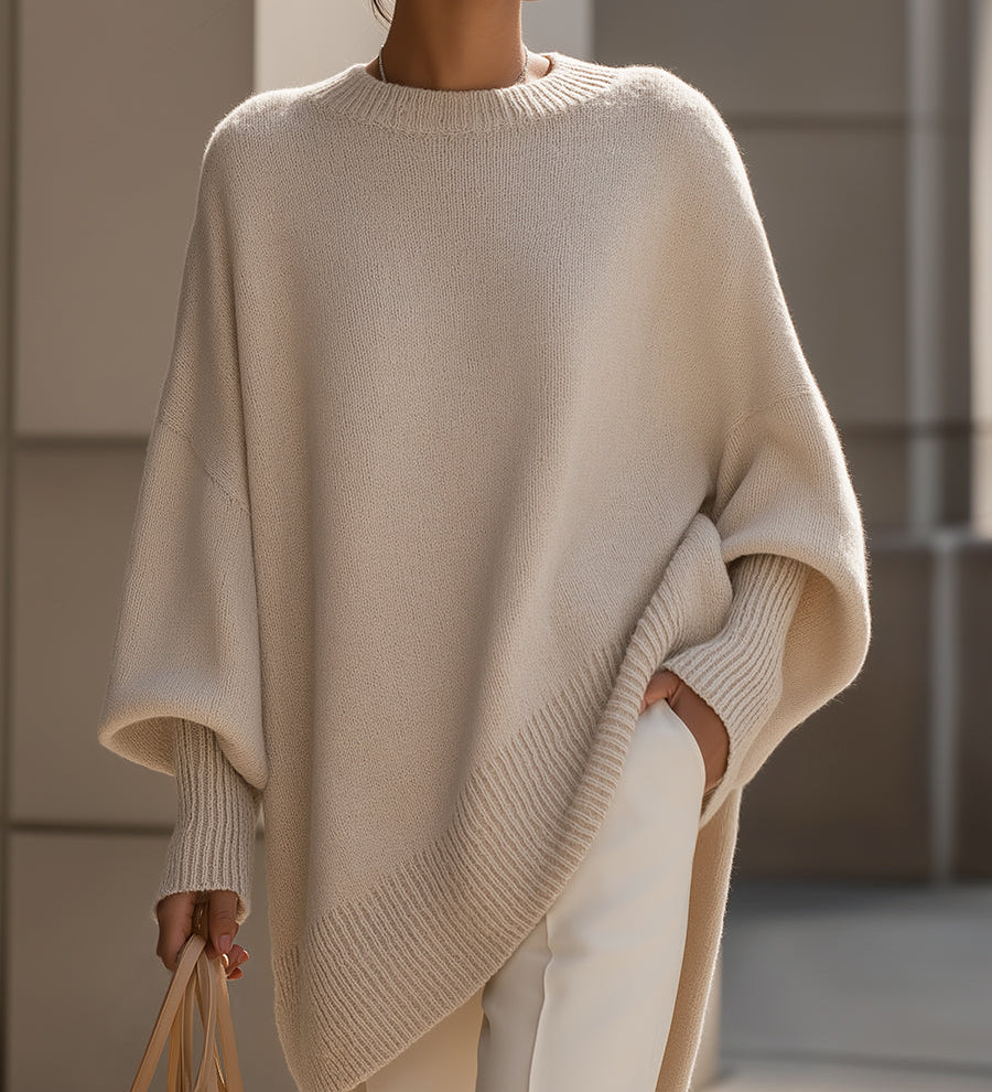 Yleisöponcho, oversize, luksus