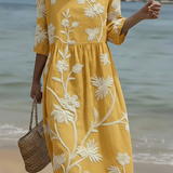 Kukallinen mekko, elegantti