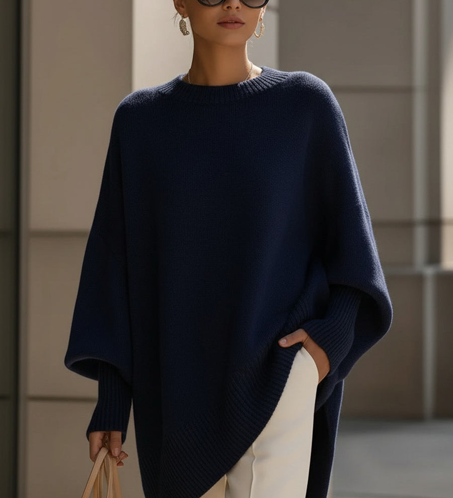 Yleisöponcho, oversize, luksus