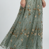 Halter Bloom Flow maxi -mekko