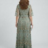 Halter Bloom Flow maxi -mekko