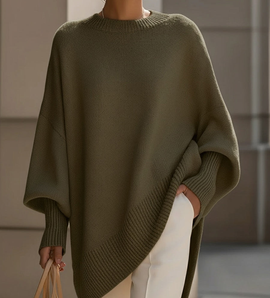 Yleisöponcho, oversize, luksus