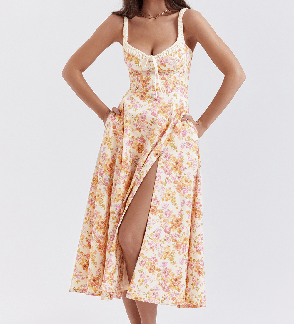 Sateenkaarikuviollinen kesämekko