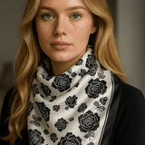 Huivi 100 % silkkiä 68 cm