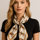 Huivi 100 % silkkiä 53 cm